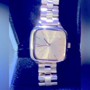 New Anne Klein Gold Bracelet Watch Batteries not included.